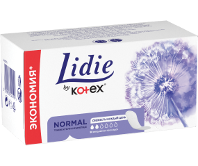 Ежедневки Lidie by Kotex Normal – 50 штук | Kotex®