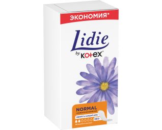 Ежедневки Lidie by Kotex Normal – 50 штук | Kotex®