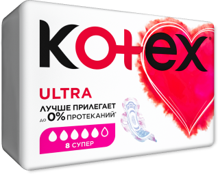 Прокладки Котекс Ультра Янг 10 штук (4 капли) | Kotex®