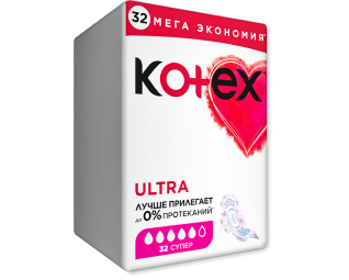 Прокладки Котекс Ультра Янг 10 штук (4 капли) | Kotex®