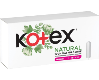 Тампоны для женщин Котекс Natural Супер